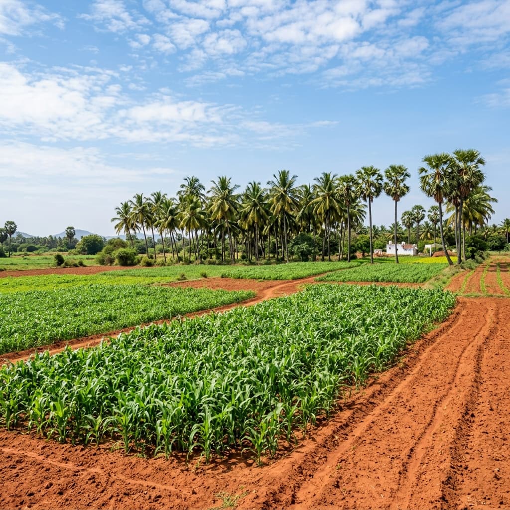 Tamil Nadu farm background